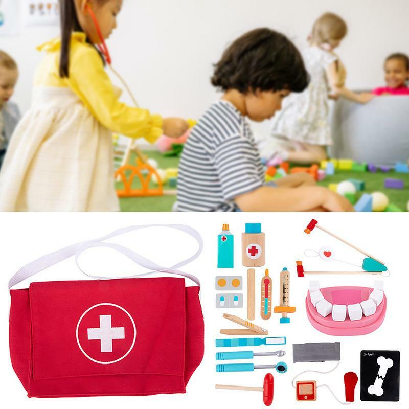 الطبيب التظاهر اللعب لعب الأدوار للأطفال ، اكسسوارات المستشفى ، أداة ممرضة ، لعب للأطفال ، هدية الفتيات