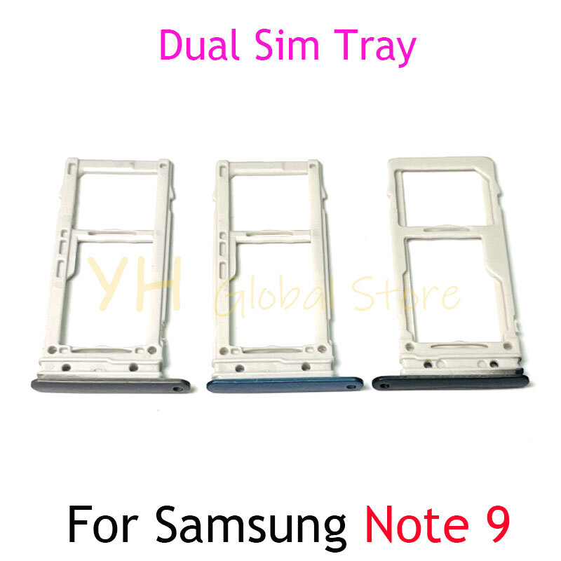 حامل درج فتحة بطاقة Sim ، قطع غيار إصلاح ، Samsung Galaxy Note 9 ، N960 ، N960F ، N960U