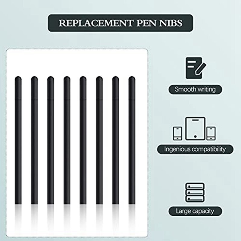 قلم بديل أسود قياسي ، قلم إعادة الملء ، متوافق مع الخيزران ، CTL471 ، CTL671 ، CTL672 ، CTH480 ، 20 قطعة