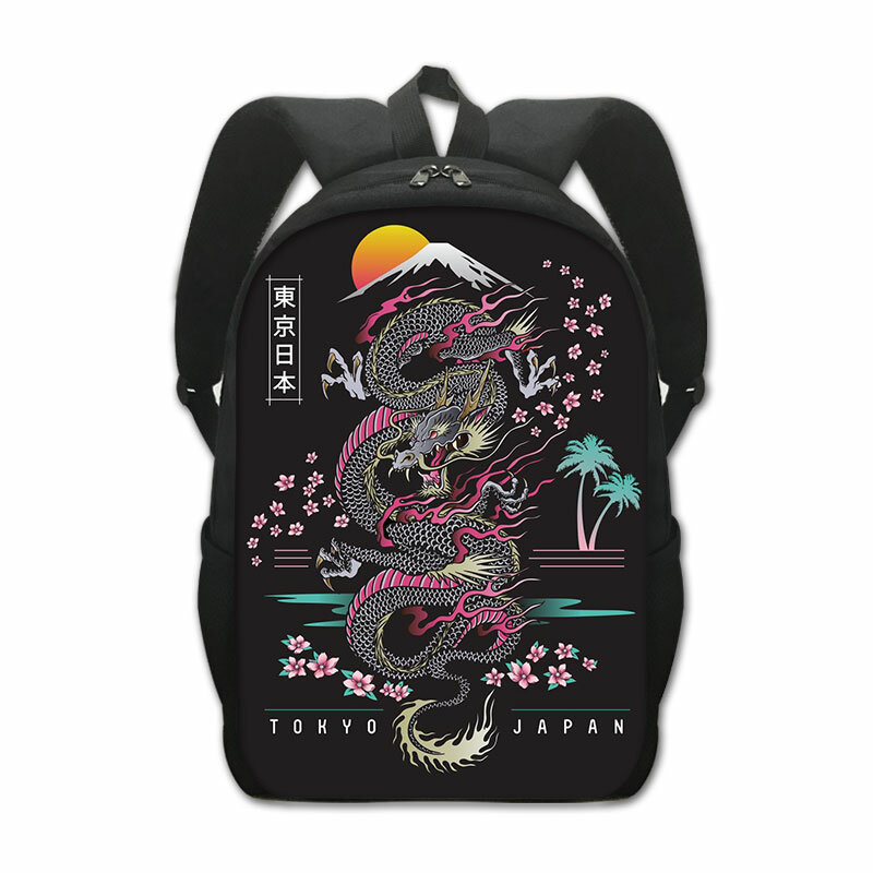حقيبة ظهر قوطية للأولاد والبنات ، تصميم هاراجوكو ، حقيبة مدرسية بانك ، للفتيات المراهقات