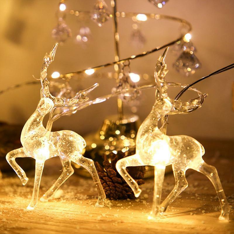 الرنة LED سلسلة ضوء للديكور المنزل ، 10LED سلسلة أضواء ، بطارية تعمل ، داخلي ، في الهواء الطلق ، حفلة عيد الميلاد