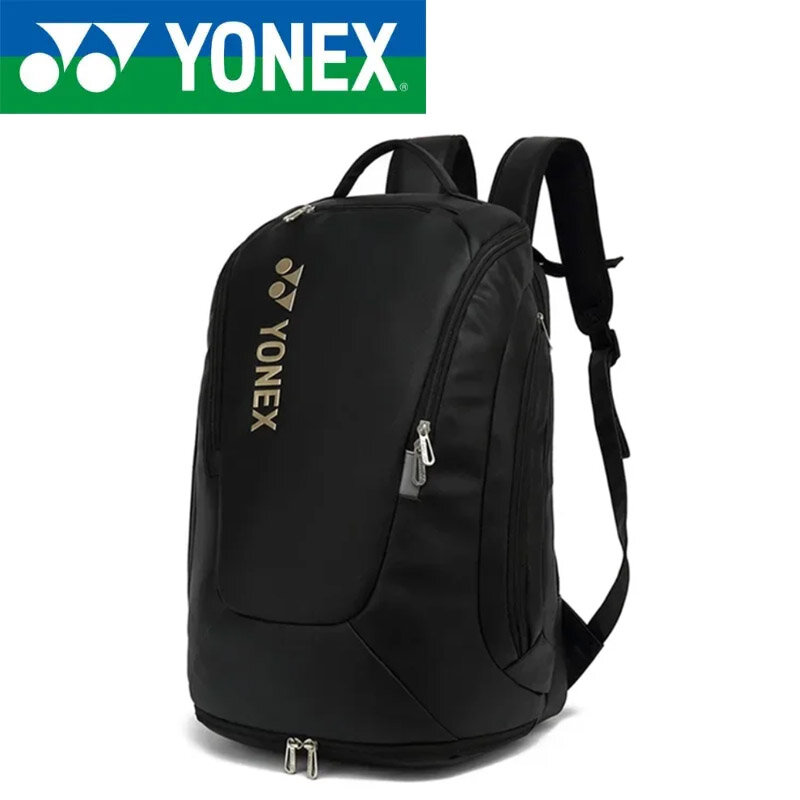 Yonex-حقيبة مضرب تنس الريشة للرجال والنساء ، حقيبة ظهر ذات سعة كبيرة ، تدريب تنافسي ، حقيبة رياضية مقاومة للماء ، موضة