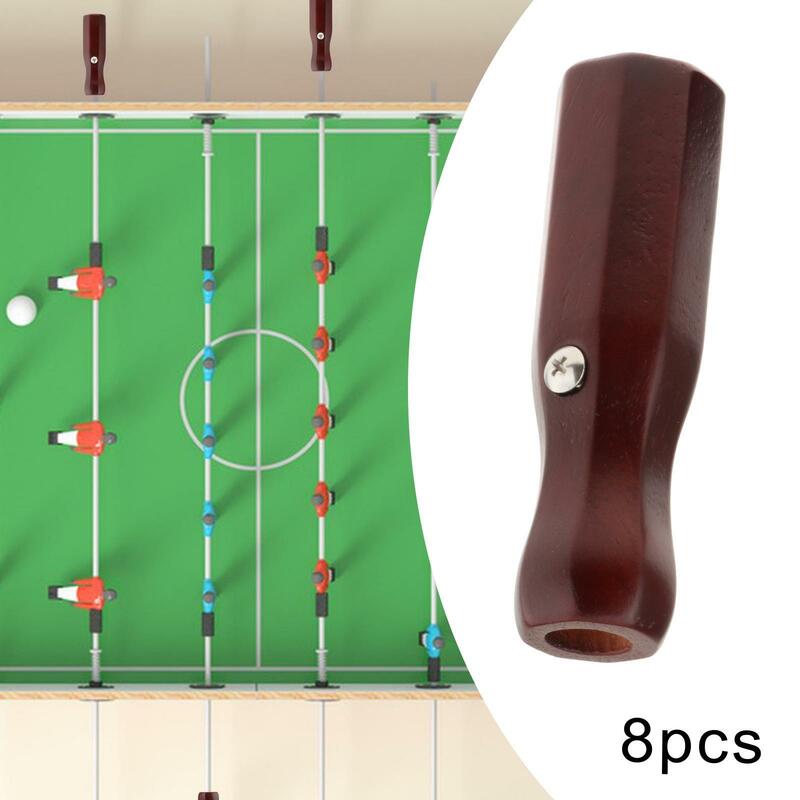 كرة القدم الجدول مقابض لعبة الطاولة ، قبعات نهاية قضيب كرة القدم ، ثقب 16 مللي متر ، 8x