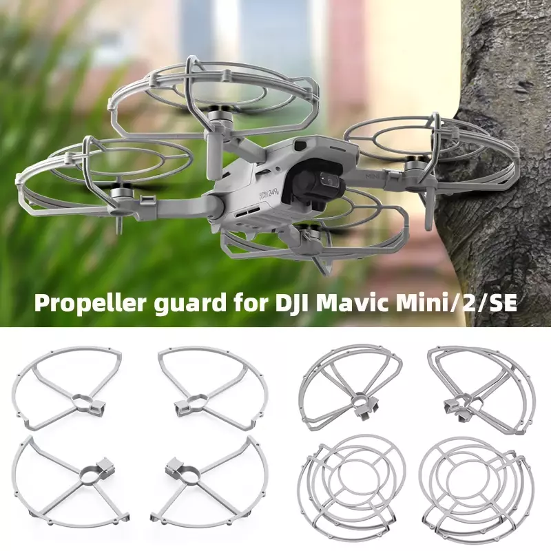 المروحة الحرس ل DJI Mini 2 ، الإفراج السريع المروحة حلقة واقية ل DJI Mavic Mini 1 SE الدعائم المشجعين شفرة قفص ملحق