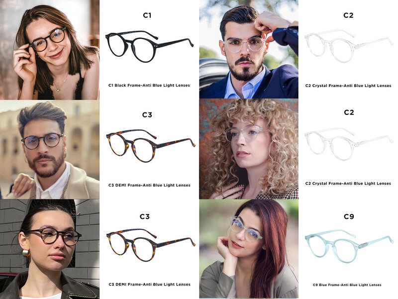 ZENOTTIC مكافحة الضوء الأزرق حجب نظارات القراءة النساء الرجال مكافحة وهج طويل النظر نظارات الكمبيوتر الديوبتر من + 0 إلى + 4.0