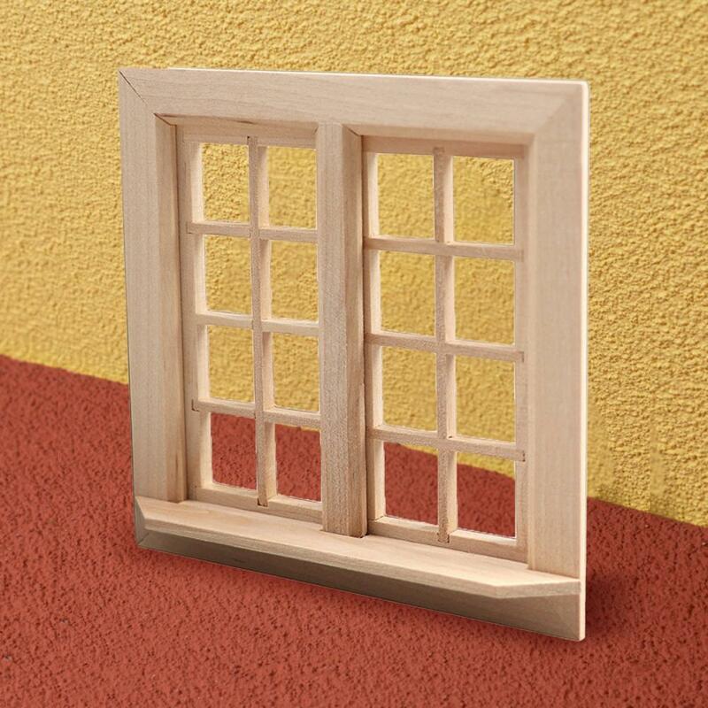 Practical Realistic Lightweight 1:12 Dollhouse Miniature Furniture DIY Accessories Fairy House Window Dollhouse Pane