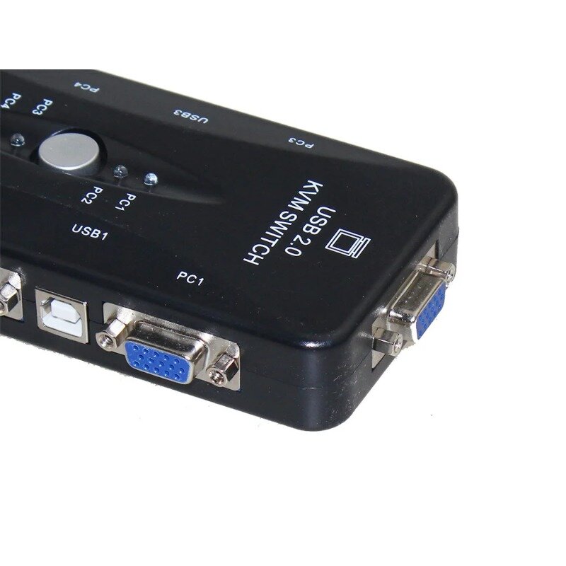 جديد USB2.0 مفتاح ماكينة افتراضية معتمدة على النواة 4 منافذ محدد VGA طباعة السيارات التبديل صندوق مراقبة VGA الخائن V322 USB 2.0 مفتاح ماكينة افتراضية معتمدة على النواة