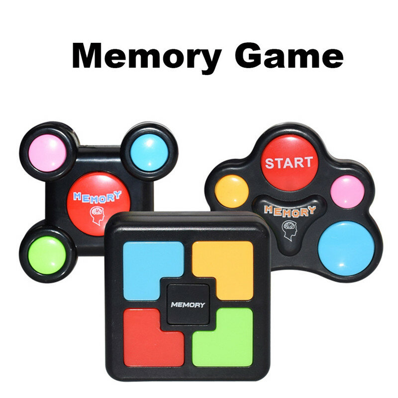 آلة لعبة الذاكرة التعليمية مع أضواء الأصوات لعبة لعبة الذاكرة التفاعلية لعبة التدريب آلة ألعاب مضحكة للأطفال