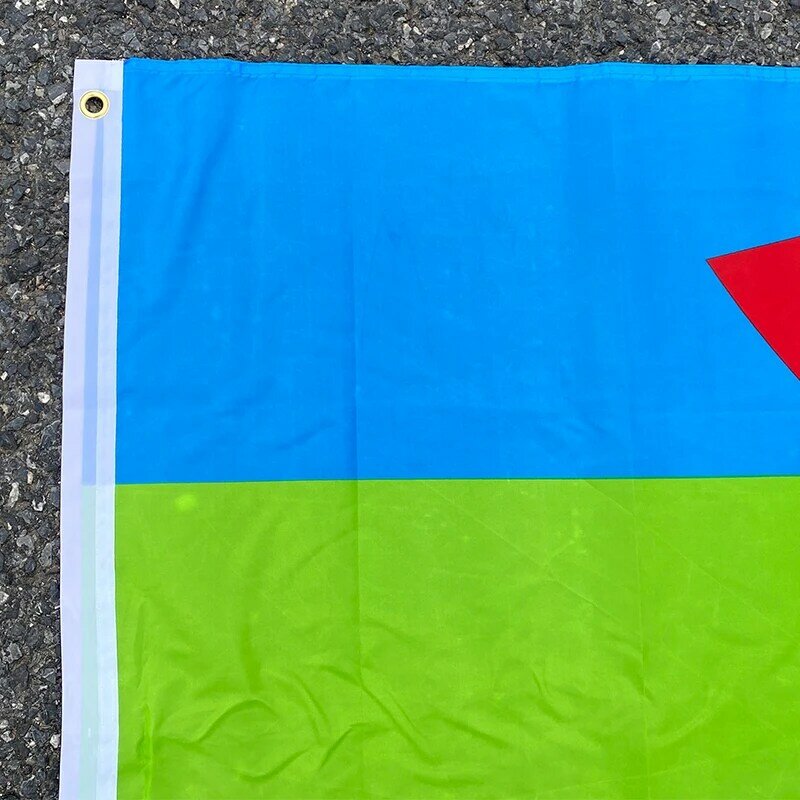 Aerxemrbrae سارية العلم 150x90cm البربر العلم شمال أفريقيا العلم البوليستر راية تحلق مخصص الأمازون العلم