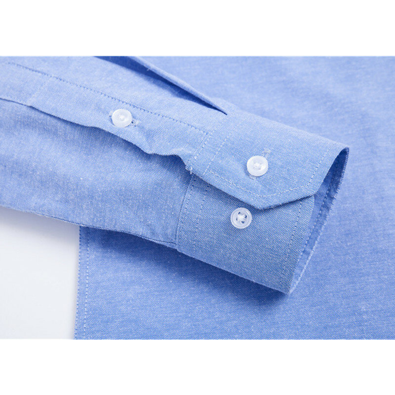 فيسادا جاونا الولايات المتحدة الأوروبية XXL 2018 قميص رجالي بلون القطن ملابس رجال أعمال غير رسمية قميص شيميز أوم فستان أزرق