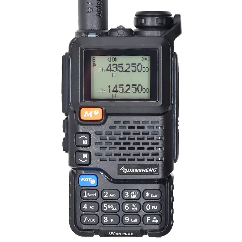 Quansheng UV 5R Plus جهاز اتصال لاسلكي محمول Am Fm عاكس راديو اتجاهين VHF محطة K5 جهاز استقبال لاسلكي هام مجموعة طويلة المدى