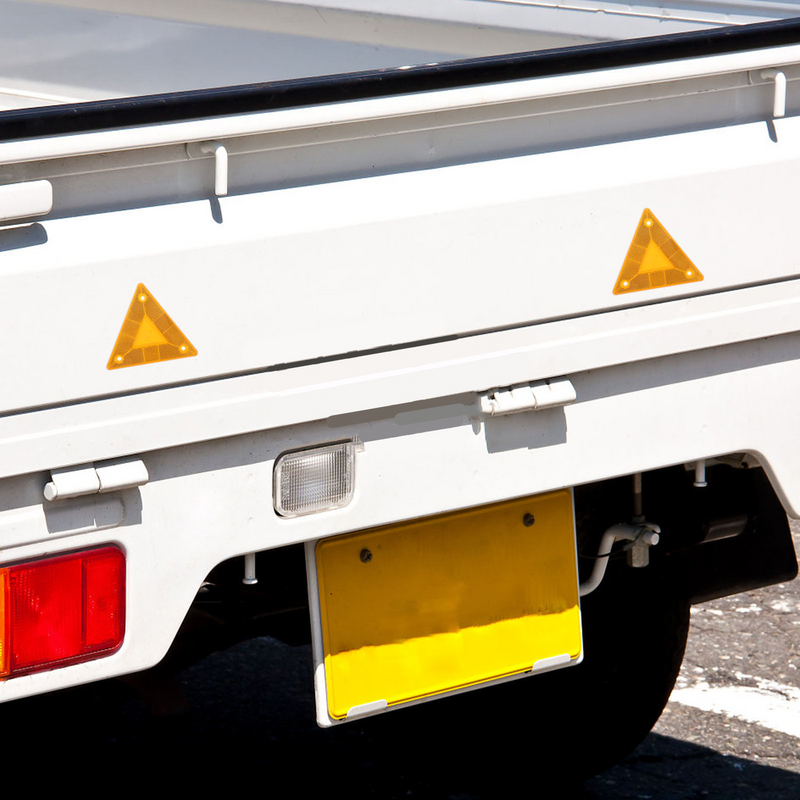 إشارة السيارة البطيئة الحركة ، علامة الشاحنة البطيئة ، مثلث السلامة العاكسة ، علامات السيارة ، 8 *