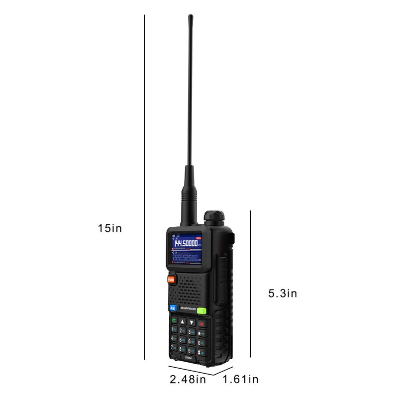 باوفينج-جهاز اتصال لاسلكي محمول متعدد الموجات ، جهاز راديو ثنائي الاتجاه ، شحن مباشر من النوع C ، 8 واط ، 999CH ، mAh