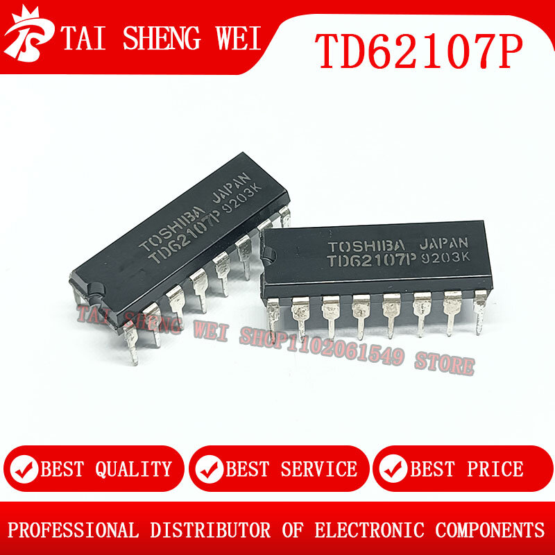 10PCS TD62107P DIP-16 TD62107PG DIP16 TDG2107P DIP 100% New Original