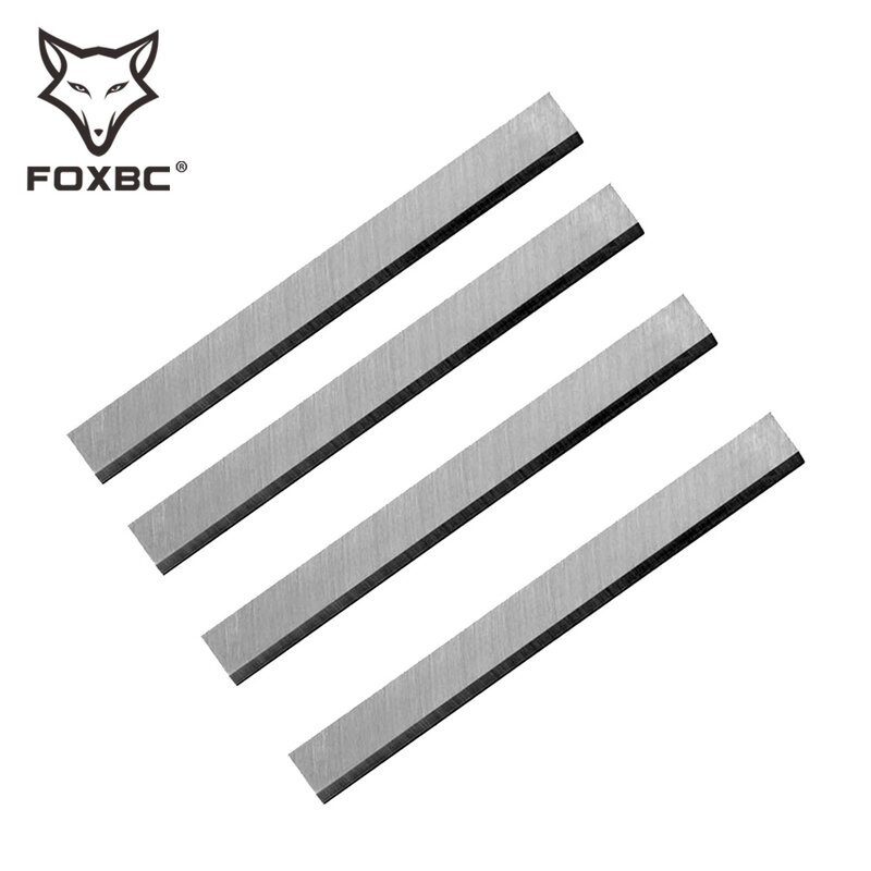 FOXBC 4 قطعة HSS الخشب نصل تخطيط 210x30x3 ملليمتر الكهربائية أرياش المسحاج سكين