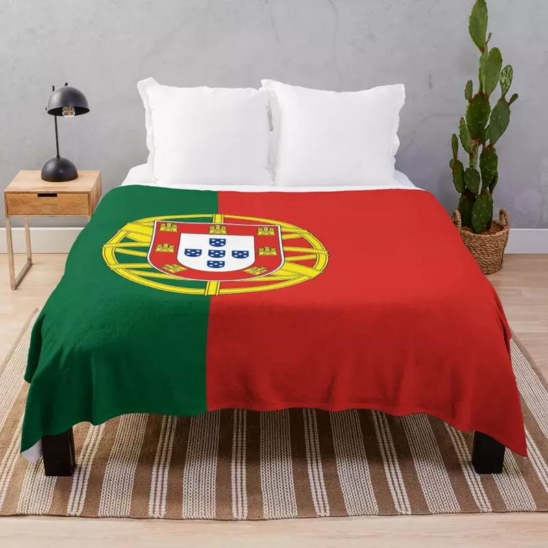 العلم البرتغالية من البرتغال ، العلم رقيقة رمي بطانية لتأثيري ، بطانيات أنيمي فضفاضة ، الدول الأوروبي