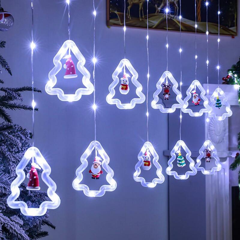 مصباح ستارة ضوء جنية لعيد الميلاد ، ديكور حفلات عيد الميلاد ، غير صارخ ، موفر للطاقة ، بطارية تعمل للاحتفالات