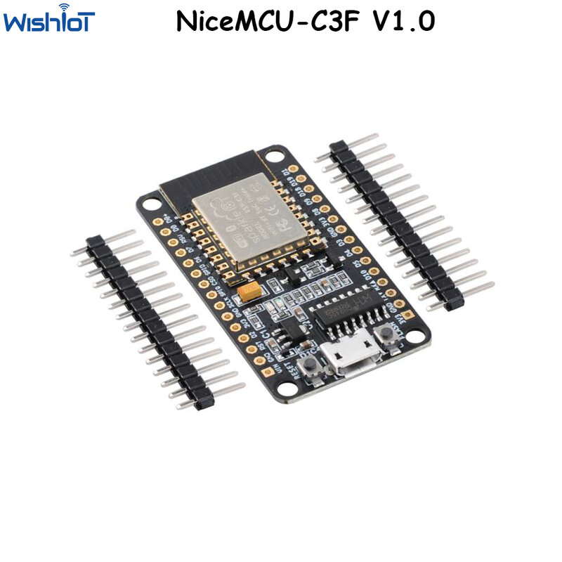 NiceMCU-C3F V1.0 ESP32-C3 واي فاي الأزرق الأسنان مجلس التنمية 32 بت RISC-V معالج واحد النواة 4MB فلاش لمشروع IOT الذكية