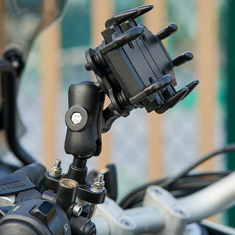 دراجة نارية حامل هاتف المحمول دراجة ركوب قوس لتحديد المواقع والملاحة جبل المقود/الجانب مرآة الوقوف