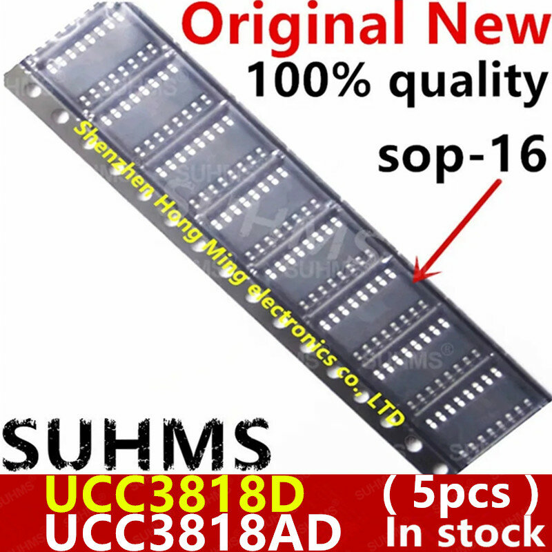 UCC3818DTR UCC3818ADR SOP-16 شرائح ، UCC3818AD UCC3818 UCC3818AD ، 100% جديد ، 5 قطعة