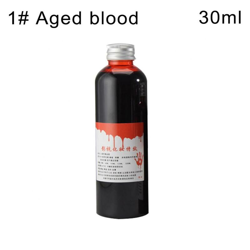 40% الساخن 30/60 مللي وهمية الدم السائل زجاجة المرحلة مزحة المسرح VampireS1 تأثيري الدعائم