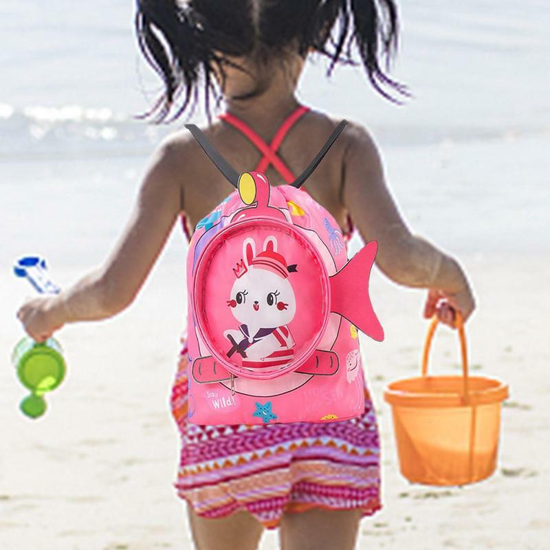 حقيبة السباحة للأطفال لطيف الحيوانات الشاطئ على ظهره للأطفال حقيبة السباحة الفتيات شاطئ بركة السباحة الرطب والجاف على ظهره للخارجية