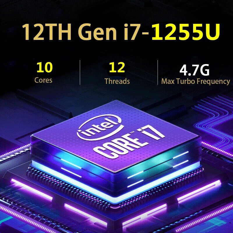 لاب توب I7 1255U Gaming 10 Core بشاشة 15.6 بوصة انتل كور i7 12TH MAX 64GB RAM MAX 3 تيرا بايت SSD بصمة لابتوب Windows10 11 WiFi6 BT