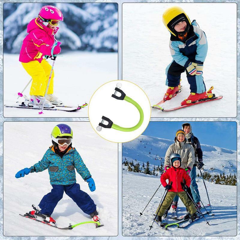 موصل طرف موصل للتزلج للمبتدئين والأطفال والبالغين ، أدوات مساعدة للتدريب على التزلج ، أنشطة خارجية ، تمارين رياضية ، إكسسوارات على الجليد ، شتاء ،