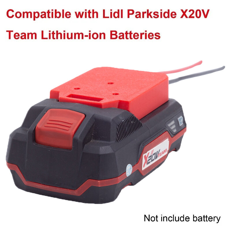 ملحقات أداة الطاقة البطارية لتقوم بها بنفسك محول ل Lidl Parkside X20V فريق بطارية ليثيوم أيون 14AWG الأسلاك
