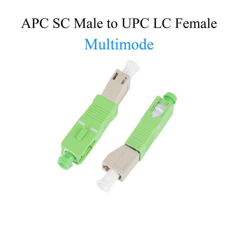 1 قطعة الألياف البصرية APC/UPC SC ذكر إلى UPC LC/ST أنثى محول متعدد OM3 محول الهجين موصل