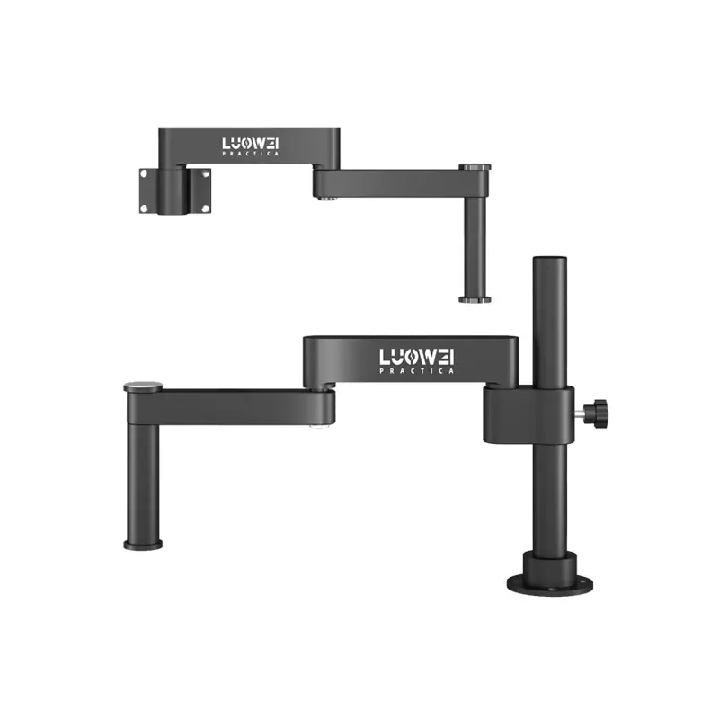 Luowei-LW-017 الدورية المجهر قوس الذراع ، العالمي ، مرنة ، للطي ، 360 درجة ، قابل للتعديل ، رفع ثابت ، المعادن ، تزوير