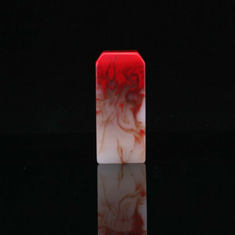 شينجيانغ Gobi الدم ستون ختم كبير مربع الديكور الحرف ختم نحت المجوهرات