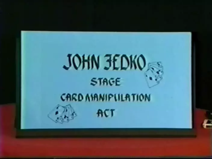 عمل التلاعب ببطاقة المسرح من قبل جون فيديك ، الحيل السحرية
