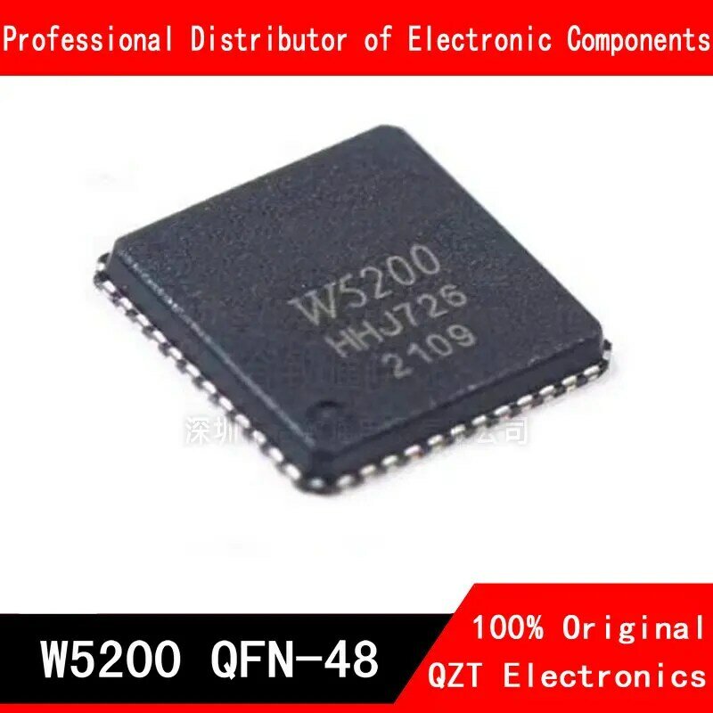 10 قطعة/الوحدة W5200 QFN 5200 QFN-48 الأصلي الجديد في الأوراق المالية