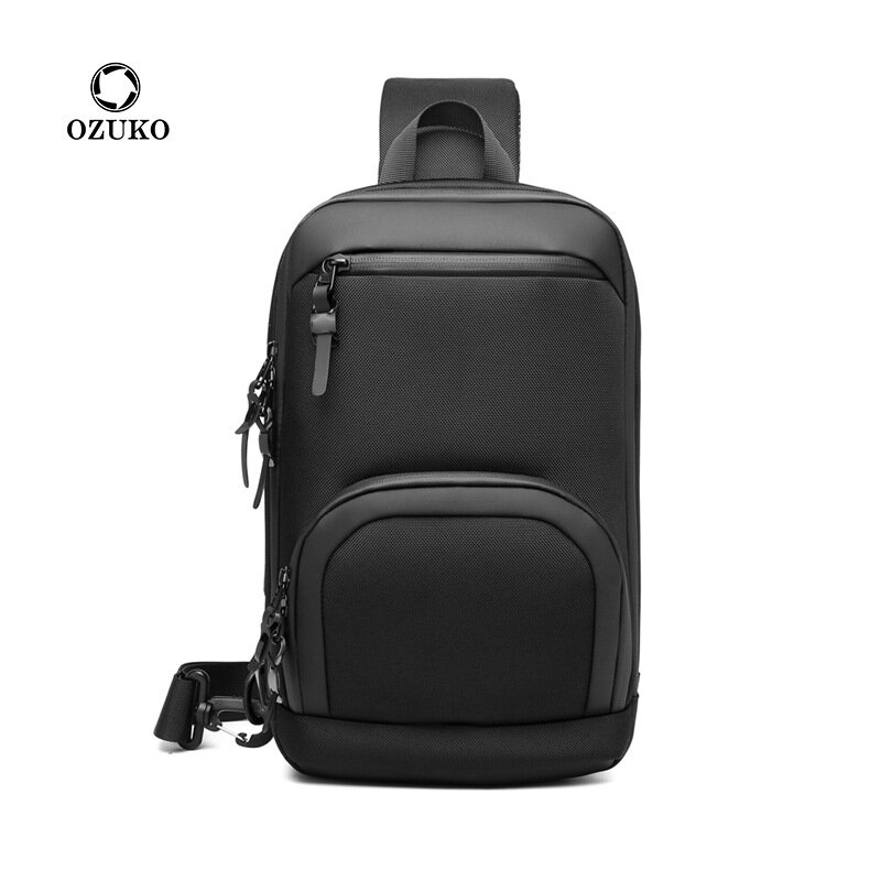 أوزوكو-حقيبة كتف للعمل كاجوال مع منفذ شحن USB ، سعة كبيرة ، مقاومة للماء ، قابلة للتعديل ، حقيبة للتوصيل ، خارجية