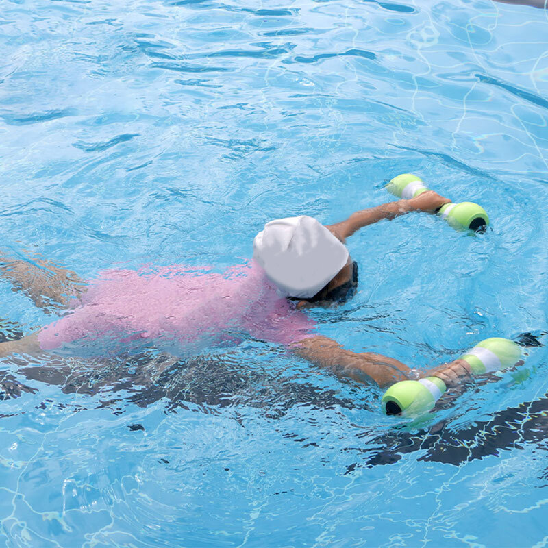 دمبلز إيفا بتقنية رغوة عالية ، وزن صغير ، طفو مائي ، مساعدات تدريب على السباحة للأطفال ، 28x9x9 ، 2
