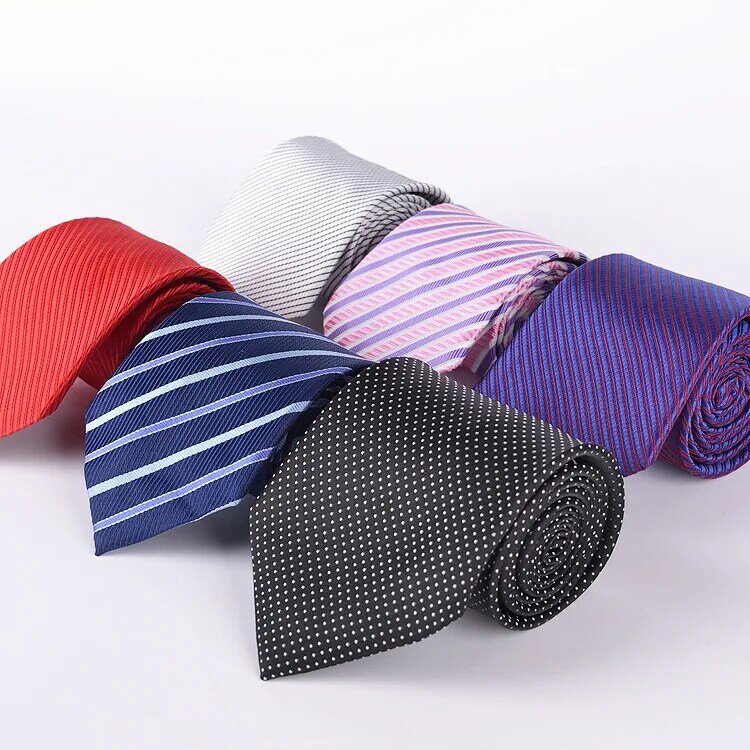 36-color 8 سنتيمتر الرجال التعادل اللباس المهنية الأعمال ربطة العنق ربطة العنق ضئيلة التعادل Gravata حفل زفاف الأعمال Cravat هدايا رجالي