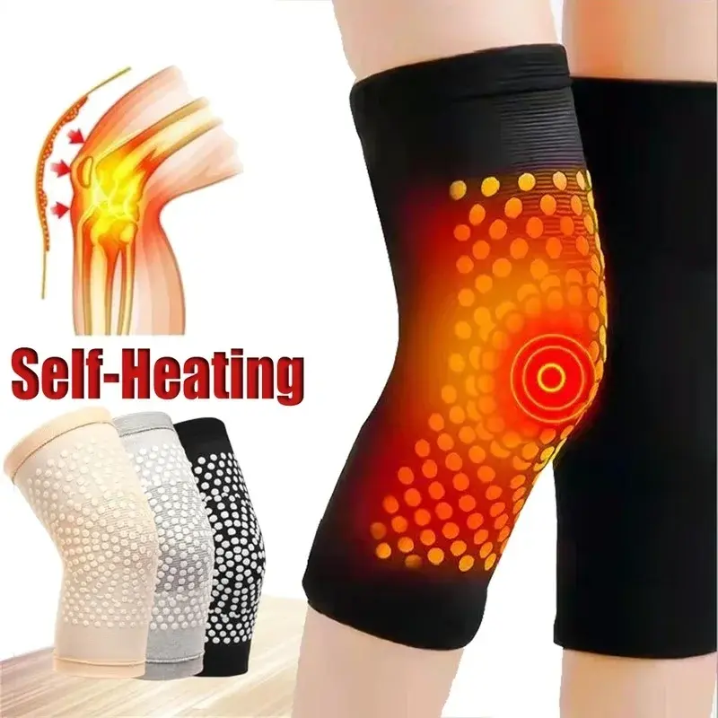 منصات الركبة التدفئة الذاتية لفصل الشتاء ، دعم هدفين التورمالين ، دفئا الركبة الأشعة تحت الحمراء البعيدة ، الدفء
