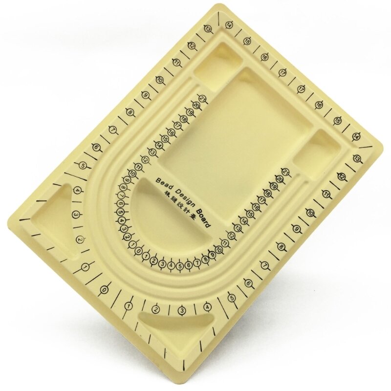 حبة مجلس صنع المجوهرات صينية قياس حجم لوحة أداة للحرف اليدوية الملحقات 97QE