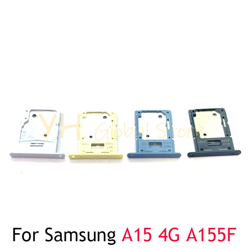 حامل درج فتحة بطاقة Sim ، قطع إصلاح ، Samsung Galaxy A15 ، A155F ، A156B ، A155 ، A156
