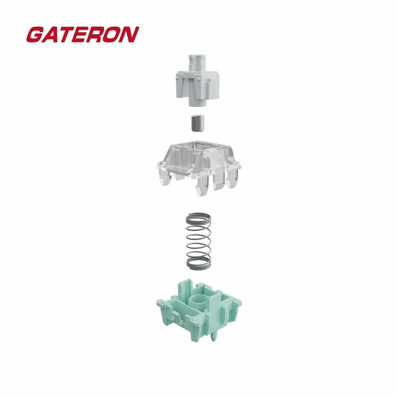 مفاتيح اليشم المغناطيسية GATERON ، مفاتيح خطية RGB للوحة المفاتيح الميكانيكية ، مستشعر القاعة ، الإعداد المجاني ، ما قبل السفر