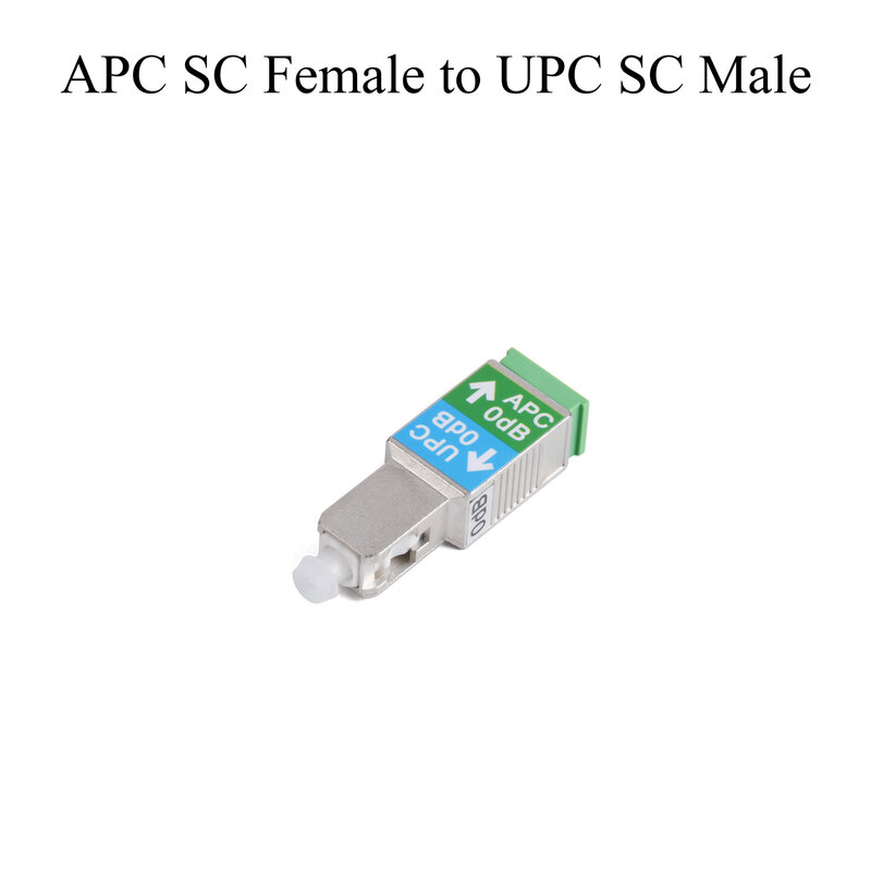 1 قطعة الألياف البصرية محول APC/UPC SC FC ذكر إلى APC/UPC SC FC أنثى 0dB المخفف أحادي الوضع 1200nm-1600nm محول موصل