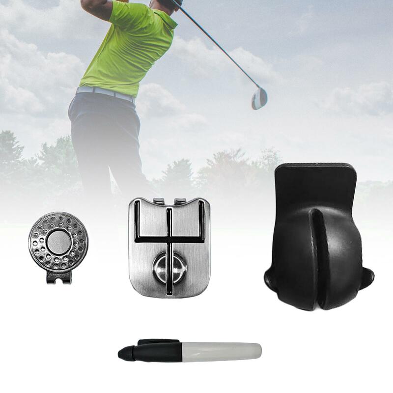 مجموعة علامة كرة الغولف ، ممارسة وضع أنيقة ، ملحق مغناطيسي ، هدية