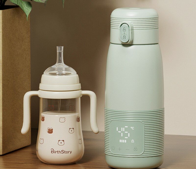 زجاجة محمولة لتدفئة حليب الأطفال ، جهاز تدفئة الحليب ، مناسبة لزجاجات الأطفال في المركبات والسيارات والطائرات ، صانعة