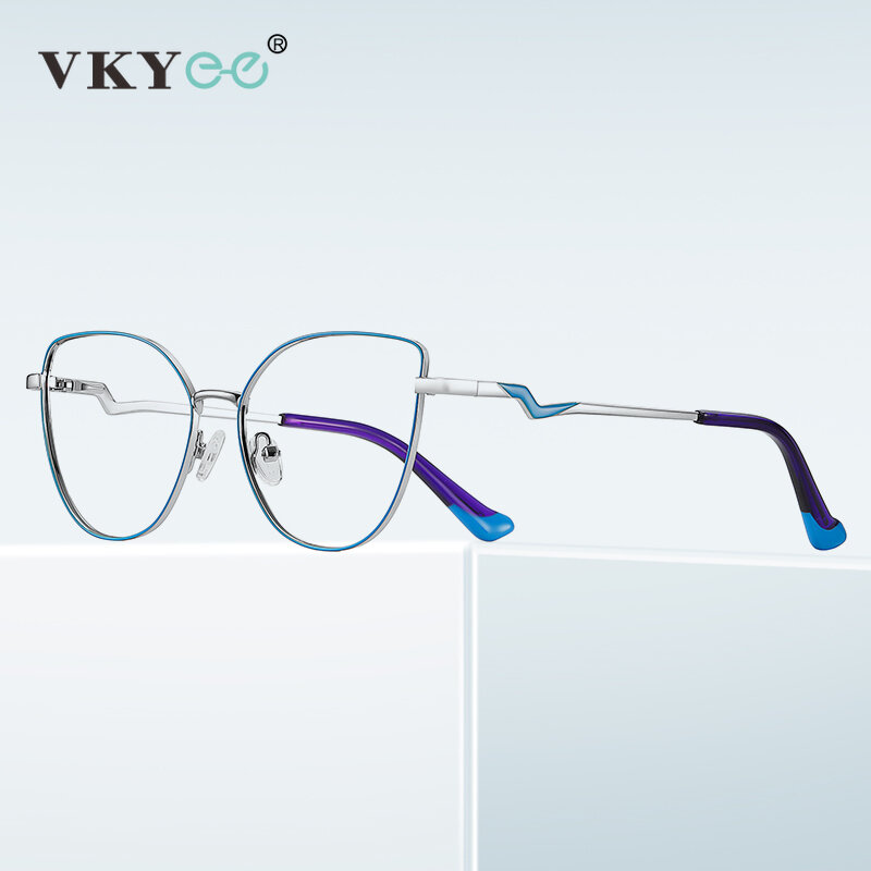 فيكي جديد قصر النظر وصفة طبية نظارات قصر النظر نظارات القراءة مكافحة الضوء الأزرق الكمبيوتر نظارات النظارات البصرية الإطار النساء