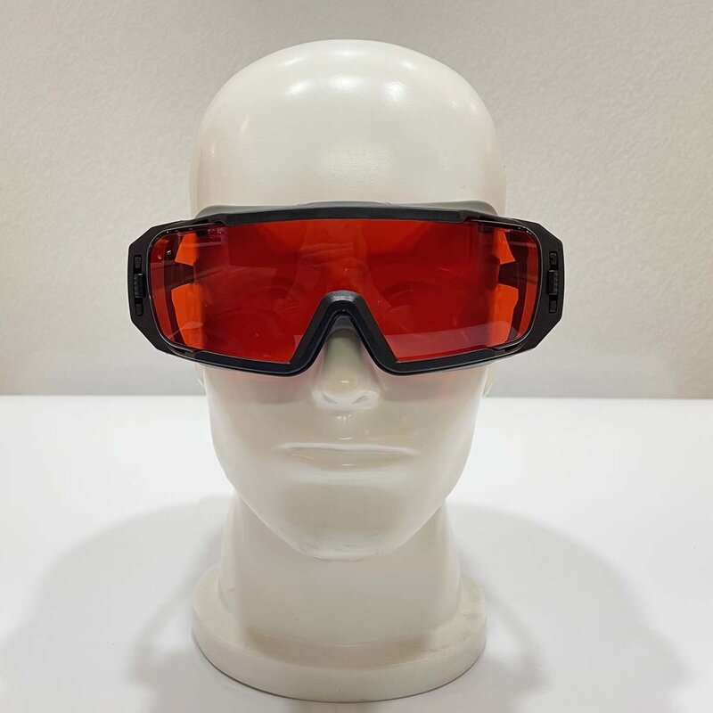 نظارات واقية لوضع العلامات بالليزر على الساق قابلة للإزالة ، نظارات واقية بدون صندوق ، OD6 + CE ، 180-532 نانومتر