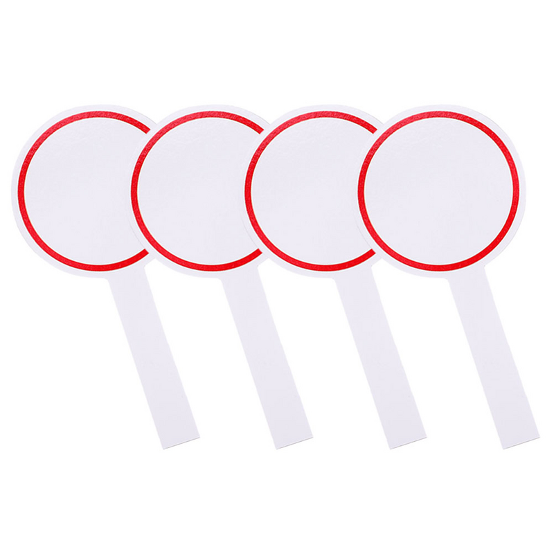 ملصق سبورة بيضاء محمول باليد ، علامات رفع ، لوحات إشارات ارتفاع ، 4 *