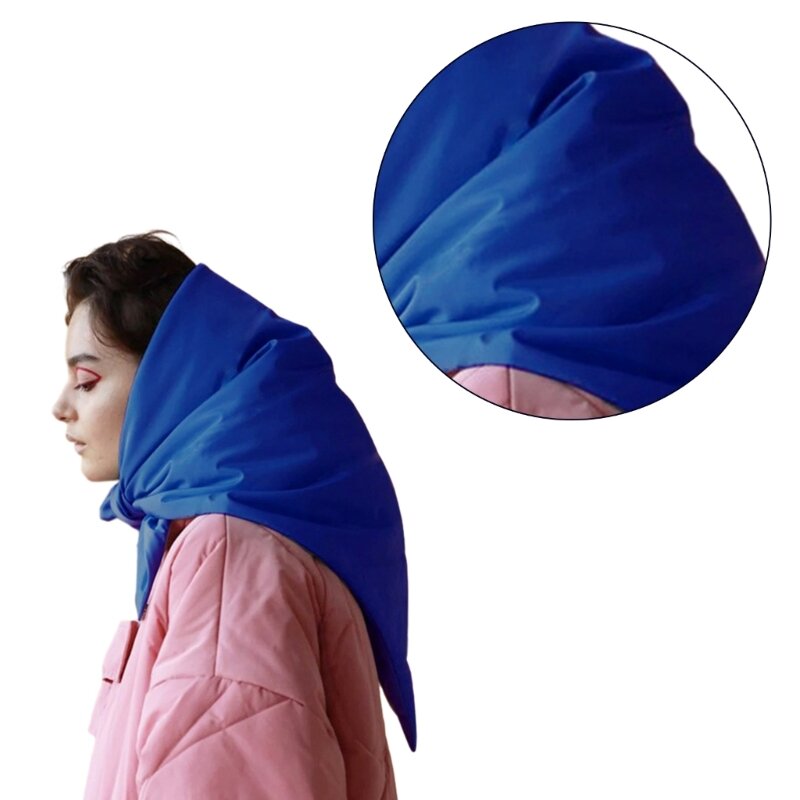 قبعة منتفخة للإناث الحجاب قبعة دافئة أغطية الرأس الأذن رفرف الشتاء شال مريح رئيس واقية للأنشطة في الهواء الطلق T8NB