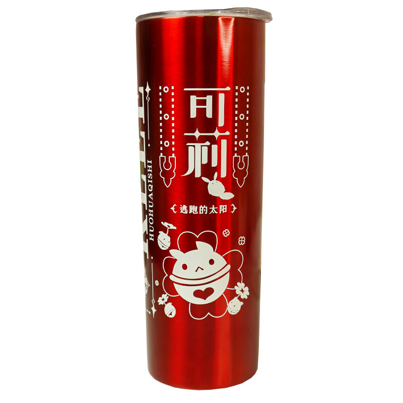 حار لعبة Genshin تأثير هو تاو كلي Venti Zhongli سعة كبيرة مشروب بارد فراغ كوب الموضة كوب قارورة عازلة زجاجة ماء هدية جديد