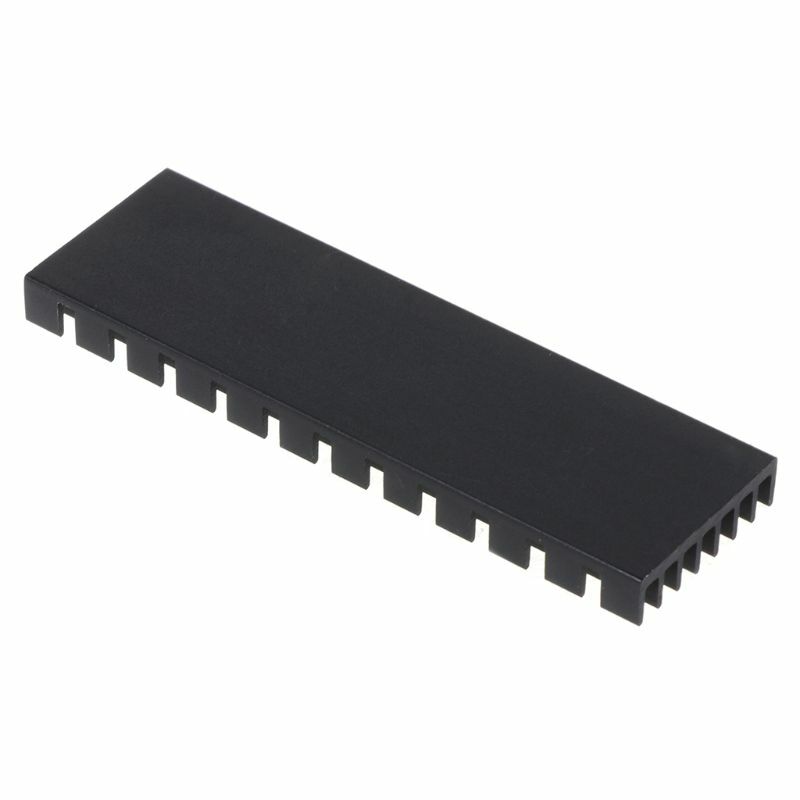 ل M.2 SSD بالوعة الحرارة NVME 2280 الحالة الصلبة قرص صلب مبادل حراري من الألومنيوم برودة المبرد لوحة التبريد الحرارية ل Deskt